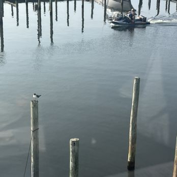 Dinky's Waterfront Restaurant - View from our table - Seafood Near Me - Hatteras, North Carolina Dinky's Waterfront Restaurant - View from our table - Seafood Near Me - Hatteras, North Carolina