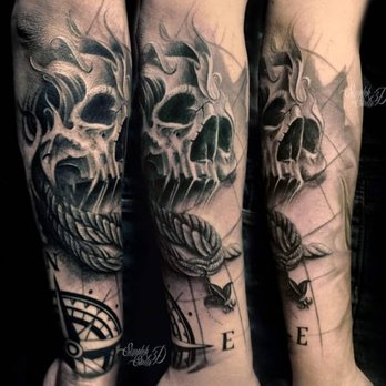3D Studio Art - Forearm tattoo, 1 session - Piercing Near Me - Santa Ana, California