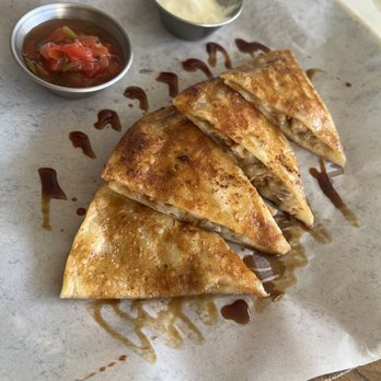 Junpuu - Char siu quesadillas half - Ramen Near Me - Honolulu, Hawaii Junpuu - Char siu quesadillas half - Ramen Near Me - Honolulu, Hawaii