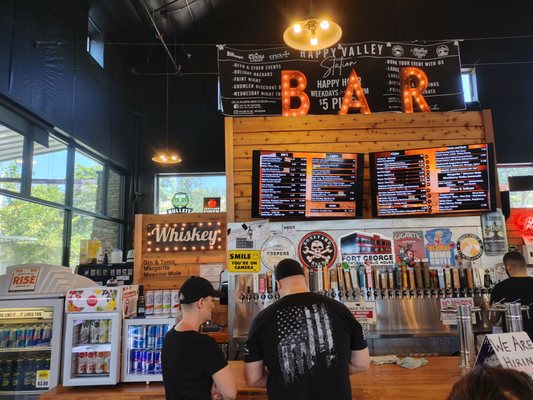 Happy Valley Station food carts by null