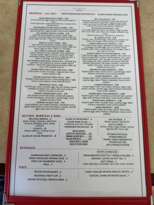 Menu photo 4 Cafe Benedict  Cotati, CA