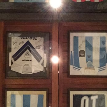 La Brigada - Ceiling full of jerseys - Steakhouses Near Me - Buenos Aires, C