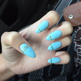 Sunset Nails - Love the color. Gel Acrylic full set $60. - Nail Salons Near Me - San Francisco, California