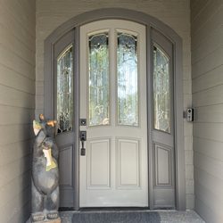 JP's Custom Painting - Door was very weathered wood