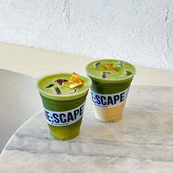 Onescape Coffee - Matcha Tonic & Mango Matcha - Coffee & Tea Near Me - Los Angeles, California