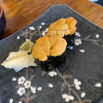 Omori Izakaya Brookline - Sea urchin nigiri - Japanese Near Me - Brookline, Massachusetts Omori Izakaya Brookline - Sea urchin nigiri - Japanese Near Me - Brookline, Massachusetts