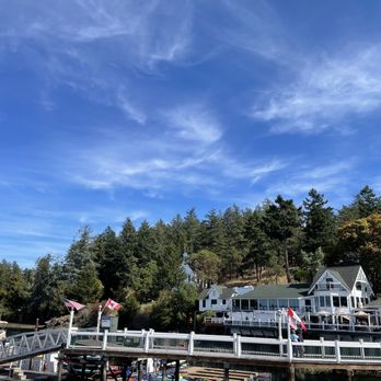 Lime Kiln Cafe - View from patio deck - American Near Me - Friday Harbor, Washington Lime Kiln Cafe - View from patio deck - American Near Me - Friday Harbor, Washington