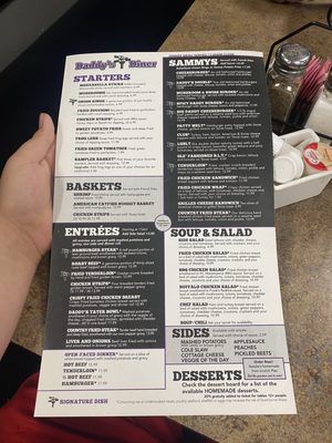 Menu photo 2 The New Daddy's 10-13 Diner Richmond, MO
