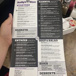 The New Daddy's 10-13 Diner - Menu side 2