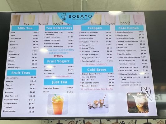 Menu photo 3 BOBAYO Coral Springs, FL