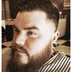 Forever Fades - Classic cut, heavy drop fade and beard trim.