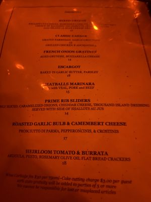 Menu photo 2 Brazen Head San Francisco, CA