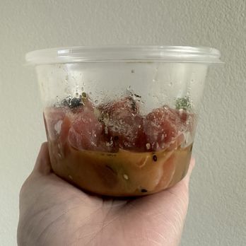 Fish Face Poke Bar - Medium Hawaiian style build-your-own poke bowl ~$17 - Seafood Near Me - Sacramento, California