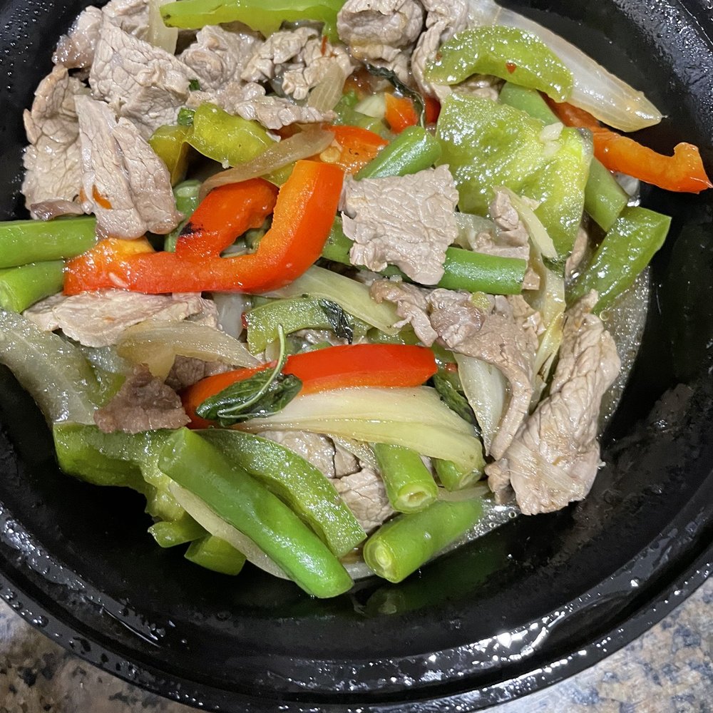 Eagle Thai Cuisine - Thai Basil with Beef - Thai Near Me - Cliffside Park, New Jersey Eagle Thai Cuisine - Thai Basil with Beef - Thai Near Me - Cliffside Park, New Jersey