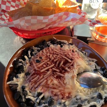 So Long Saloon - The raspberry bean dip with chips and an old fashioned - Bars Near Me - Manhattan, Kansas So Long Saloon - The raspberry bean dip with chips and an old fashioned - Bars Near Me - Manhattan, Kansas