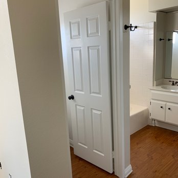 Steve McKenzie's Painting - Painted the door and trim from a dark brown to white - Painters Near Me - Mentone, California Steve McKenzie's Painting - Painted the door and trim from a dark brown to white - Painters Near Me - Mentone, California