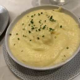 Creamy golden potatoes