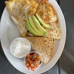 Danny B's Fish and Chips - Shrimp & lobster quesadilla!