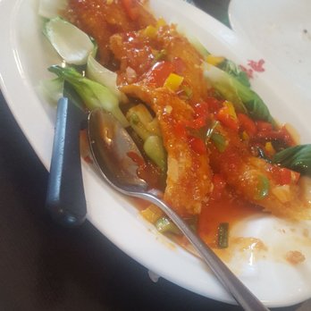 Thai Place - Catfish with 3-flavor sauce - Thai Near Me - Overland Park, Kansas Thai Place - Catfish with 3-flavor sauce - Thai Near Me - Overland Park, Kansas