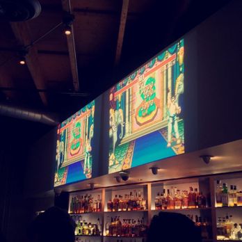 EightyTwo - The bar with projections of Street Fighter above it - Bars Near Me - Los Angeles, California EightyTwo - The bar with projections of Street Fighter above it - Bars Near Me - Los Angeles, California