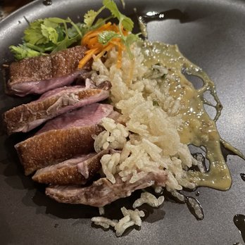 Riel - Crispy Duck Breast - New American Near Me - Houston, Texas Riel - Crispy Duck Breast - New American Near Me - Houston, Texas