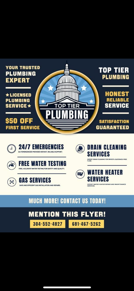 Slide of Top Tier Plumbing