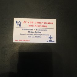 JT’S 35 Dollar Drains