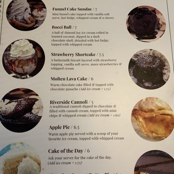 Riverside Creamery - Menu - Ice Cream & Frozen Yogurt Near Me - Port Jervis, New York Riverside Creamery - Menu - Ice Cream & Frozen Yogurt Near Me - Port Jervis, New York