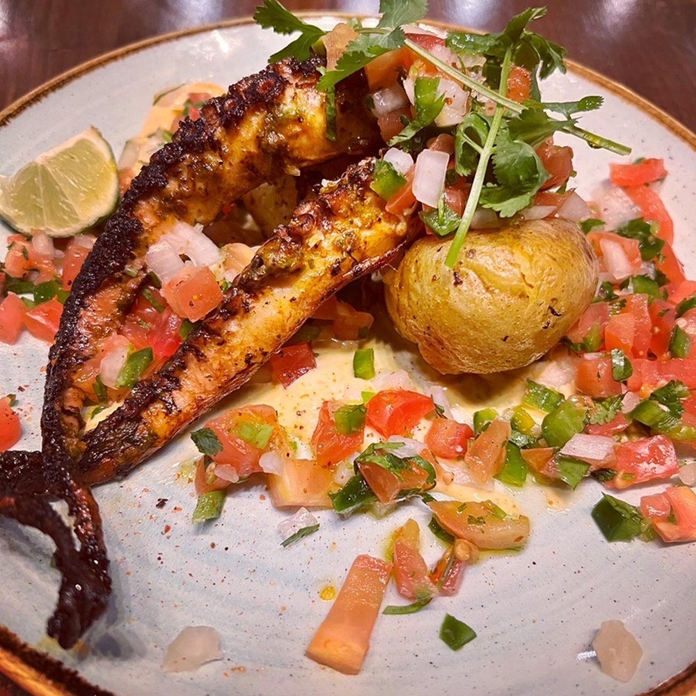 Pajarito - The incredible wood fired octopus cooked to perfection - Mexican Near Me - Edina, Minnesota
