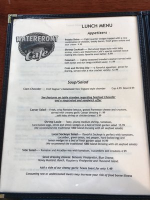 Menu photo 6 Waterfront Cafe La Conner, WA