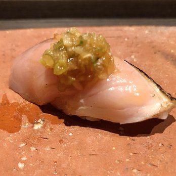 Odo - Bonito (New Jersey) with Radish - Japanese Near Me - New York, New York Odo - Bonito (New Jersey) with Radish - Japanese Near Me - New York, New York