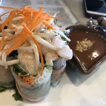 Asian Mint - Summer rolls with shrimp - Asian Fusion Near Me - Dallas, Texas