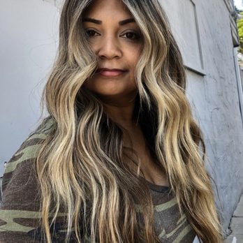Sunkissed Bungalow - High contrast grey blending on thick coarse hair - Hair Stylists Near Me - Huntington Beach, California Sunkissed Bungalow - High contrast grey blending on thick coarse hair - Hair Stylists Near Me - Huntington Beach, California