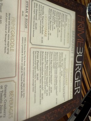 Menu photo 1 Primeburger Las Vegas, NV Menu photo 1 Primeburger Las Vegas, NV