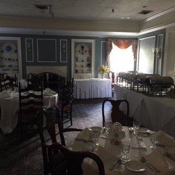 Dan'l Webster Main Restaurant - Banquets room, almost ready for Mothers Day - New American Near Me - Sandwich, Massachusetts