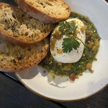 MIDA - BURRATA CON PESTO - Italian Near Me - Boston, Massachusetts