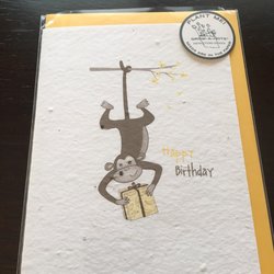 Paper Source - Sustainable card with seeds you can plant. Perfect for the the green thumb in your life!