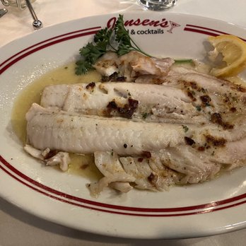 Jensen's food & cocktails - Unbreaded walleye - New American Near Me - Eagan, Minnesota