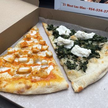 Las Olas Pizza - Buffalo Chicken Pizza-by-the-Slice, Spinach and Ricotta Pizza-by-the-Slice - Pizza Near Me - Fort Lauderdale, Florida Las Olas Pizza - Buffalo Chicken Pizza-by-the-Slice, Spinach and Ricotta Pizza-by-the-Slice - Pizza Near Me - Fort Lauderdale, Florida