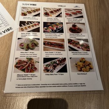 Sushi Vibe - menu - Sushi Bars Near Me - Phoenix, Arizona Sushi Vibe - menu - Sushi Bars Near Me - Phoenix, Arizona