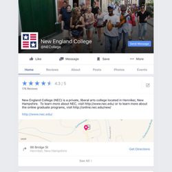 New England College - Facebook page
