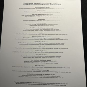 Miggs - Brunch Menu - Diners Near Me - Dunedin, Florida Miggs - Brunch Menu - Diners Near Me - Dunedin, Florida