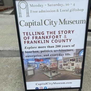Capital City Museum - Museums Near Me - Frankfort, Kentucky