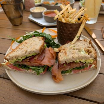 Marelle - Salmon Club sandwich - New American Near Me - Santa Monica, California