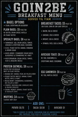 Menu photo 5 Goin2Be Hico, TX Menu photo 5 Goin2Be Hico, TX