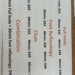 Price list