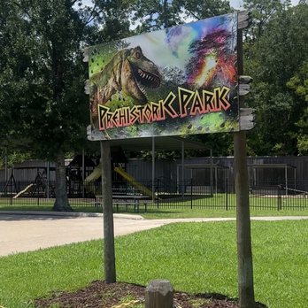 Prehistoric Park - Sign - Amusement Parks Near Me - Henderson, Louisiana