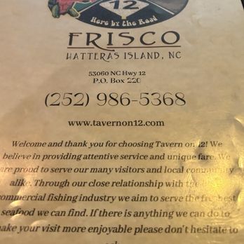 Tavern on 12 - American Near Me - Frisco, North Carolina Tavern on 12 - American Near Me - Frisco, North Carolina