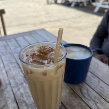 Blueys Kitchen - Iced 16oz Horchata Latte - Cafes Near Me - Santa Monica, California