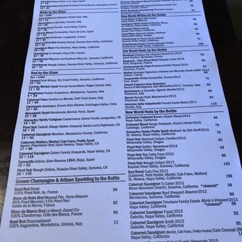 Grove - Wine List - New American Near Me - Grand Rapids, Michigan Grove - Wine List - New American Near Me - Grand Rapids, Michigan